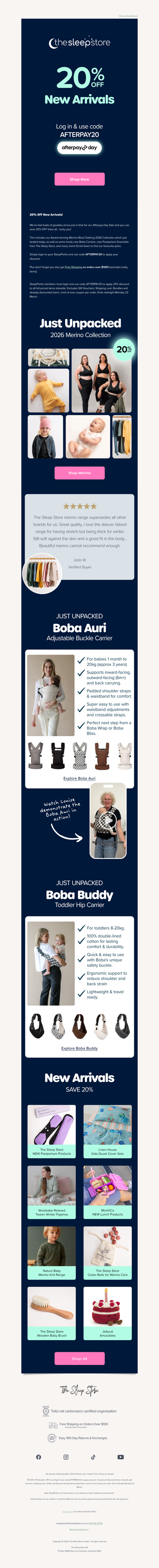 New Arrivals - All 20% OFF!