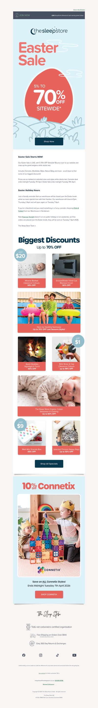 🐰 EASTER SALE - Save up to 70% OFF!