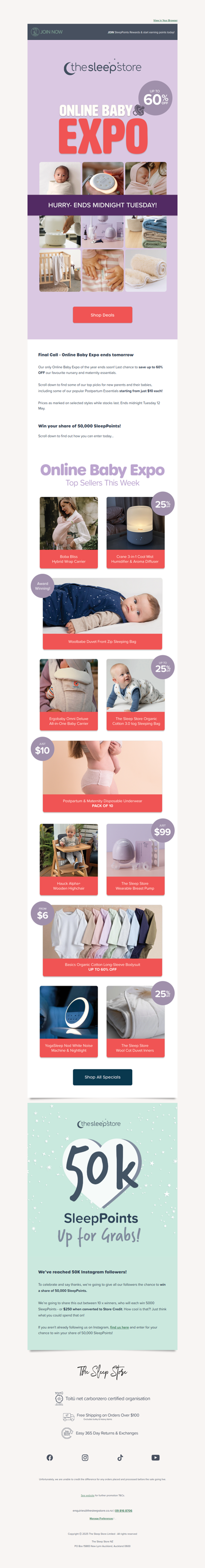 Final Hours - Up to 60% OFF Online Baby Expo
