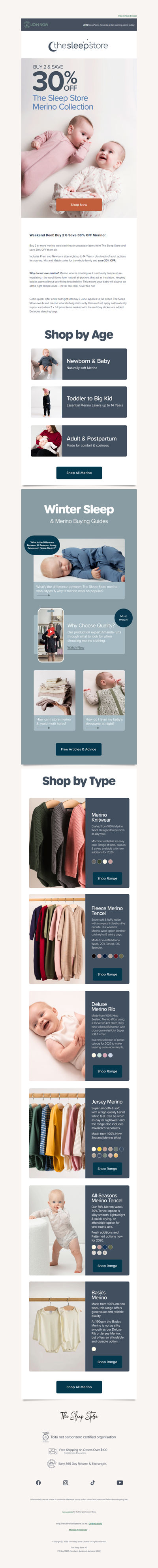 How does 30% OFF merino sound?