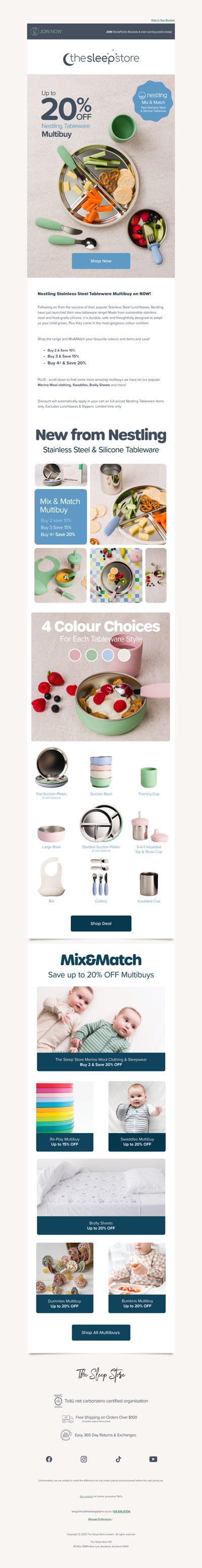 Introducing Nestling Stainless Steel Tableware