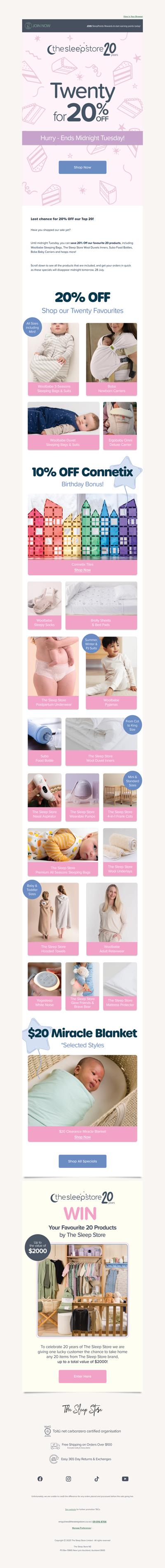 20% OFF our Twenty Favourites!