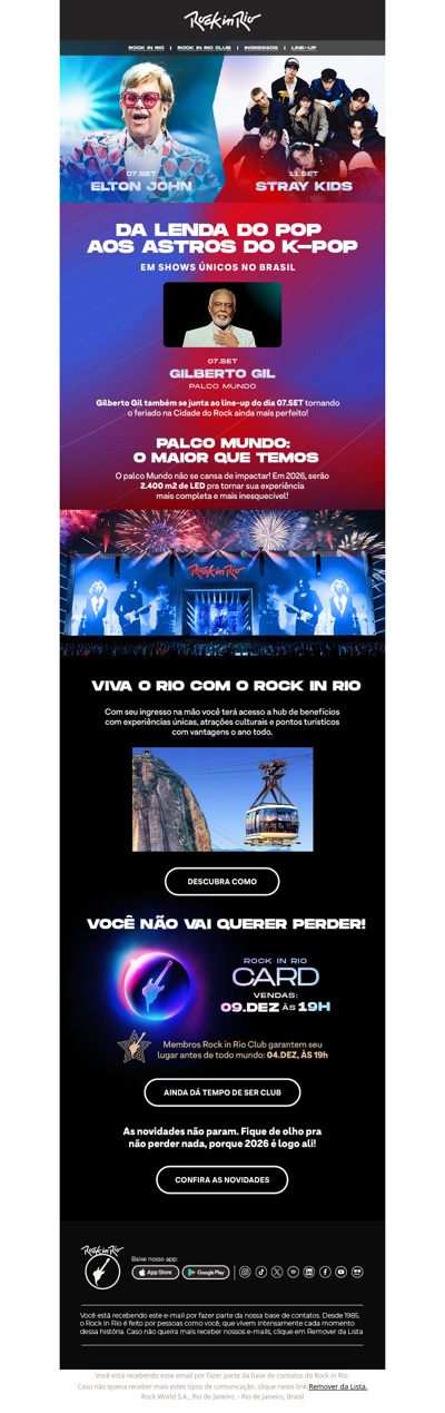 Confira as primeiras atrações confirmadas!