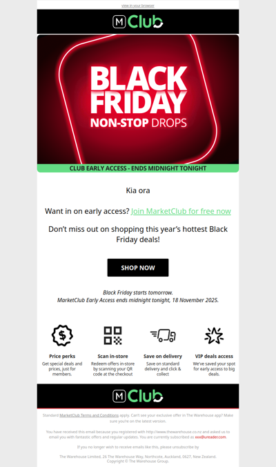 🚨 Black Friday Early Access On Now