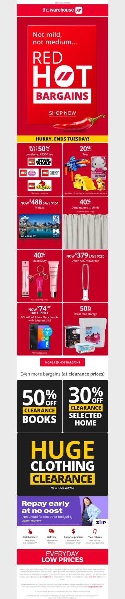 Go On 😏 Shop Our Red Hot Bargains 👉