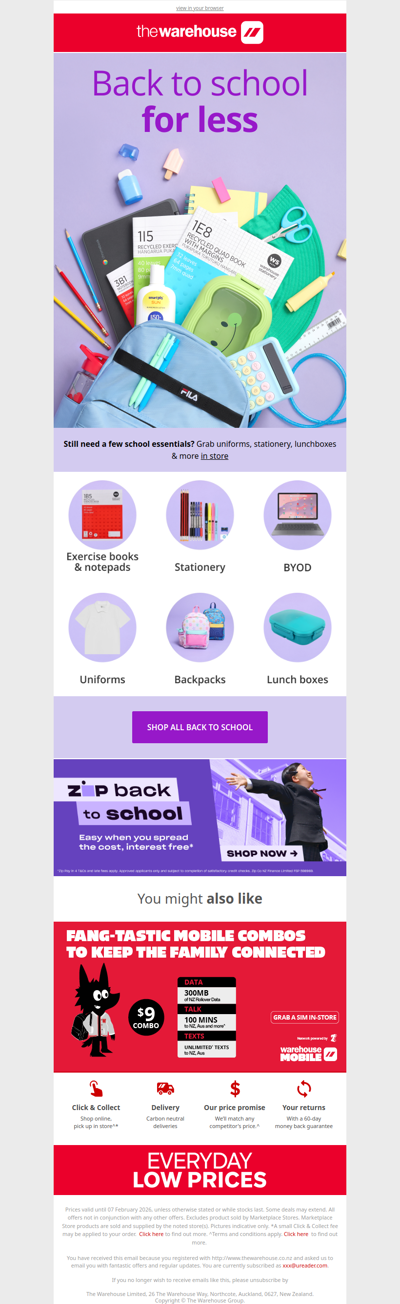 Forgot a Few Things for School? 😎