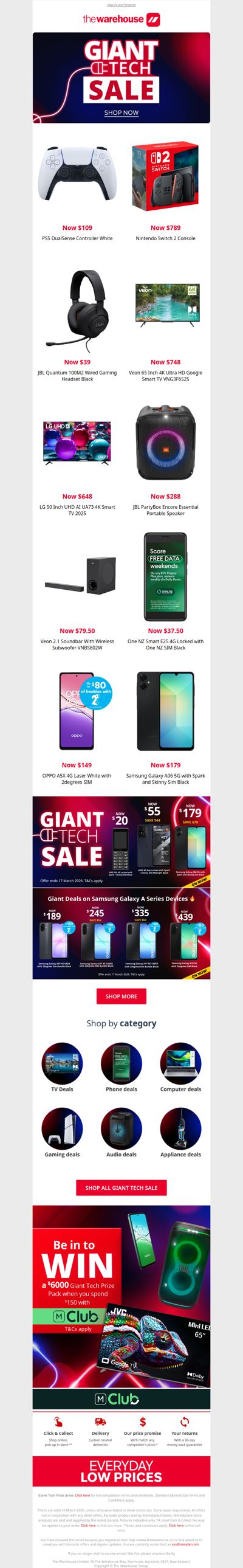Giant Tech Sale 🤝 Powerful Savings