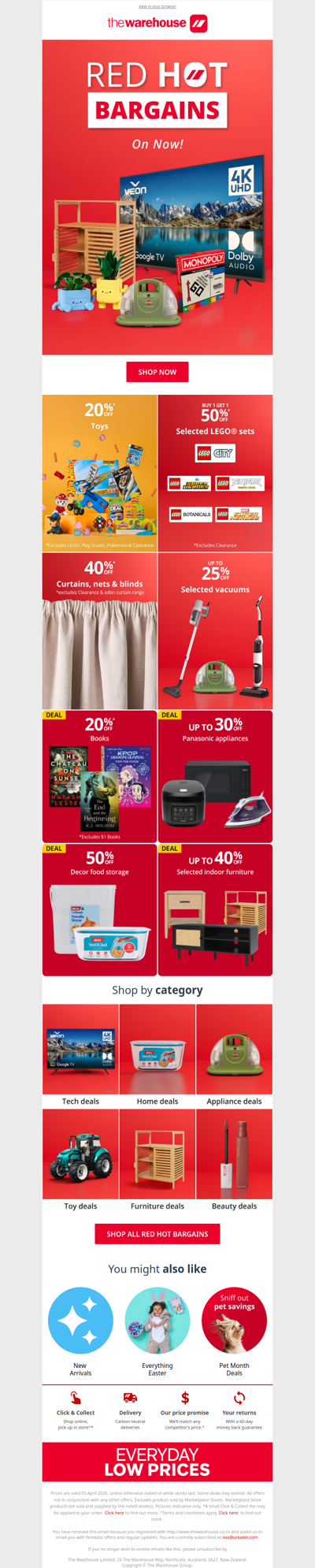 Hey…Red Hot Bargains Inside 👉