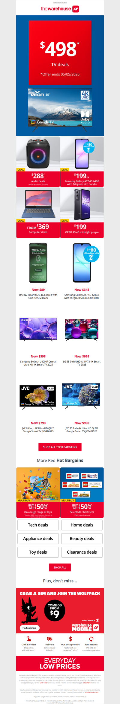 Red Hot Tech Bargains 📱📺👇