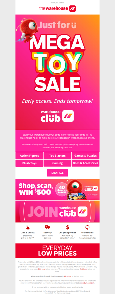 Mega Toy Sale | Early Access On Now! 🚀