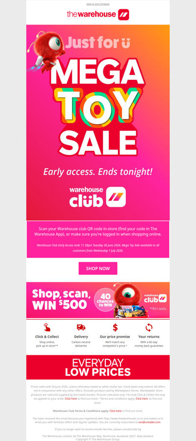 Mega Toy Sale | Early Access Ends Tonight! 💫