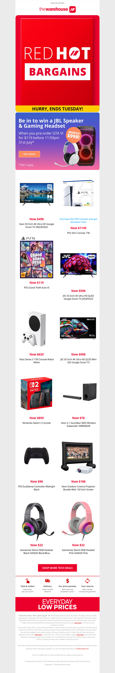 Level Up for Less with Red Hot Bargains 🔥