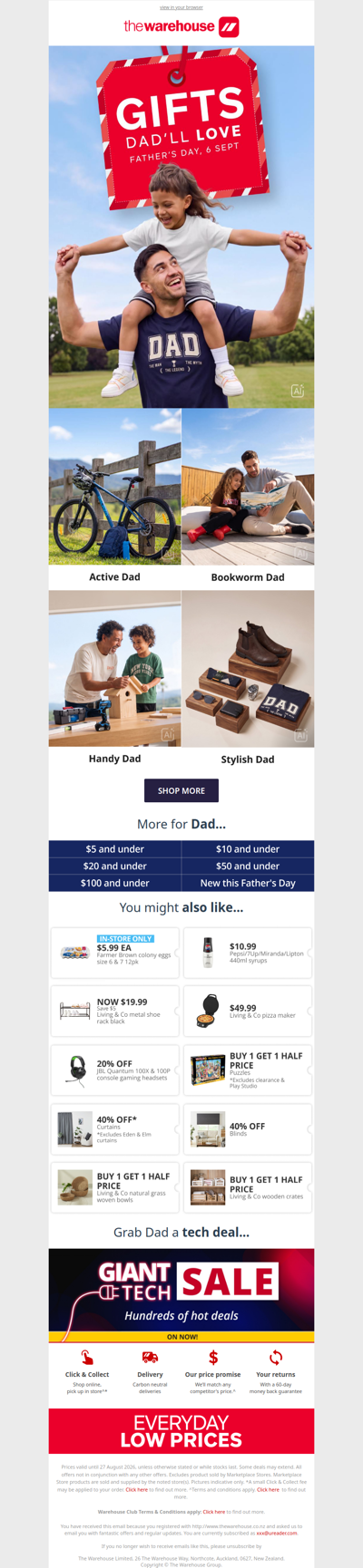 Father's Day Is Coming Up. We've Got Dad Covered 👨‍👧‍👦💙