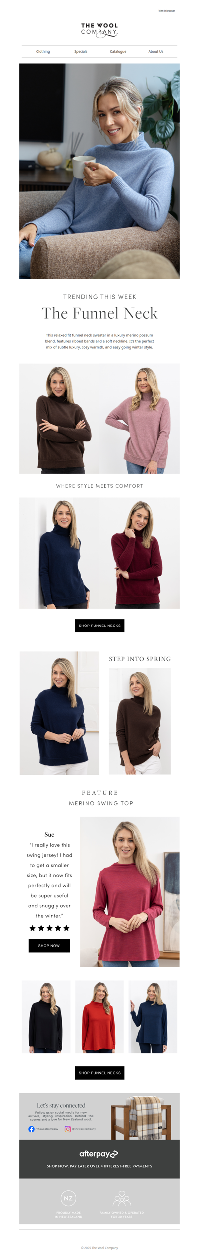 Trending This Week: The Funnel Neck