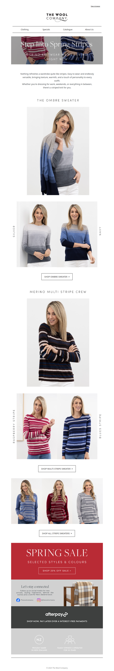 Step into Spring Stripes