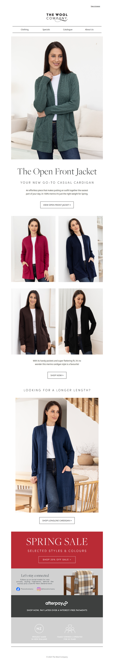 The Open Front Cardi
