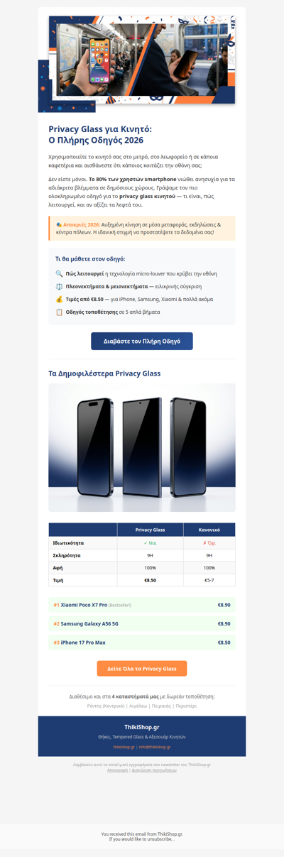 📱 Privacy Glass: Κρύψε την οθόνη σου από αδιάκριτα βλέμματα