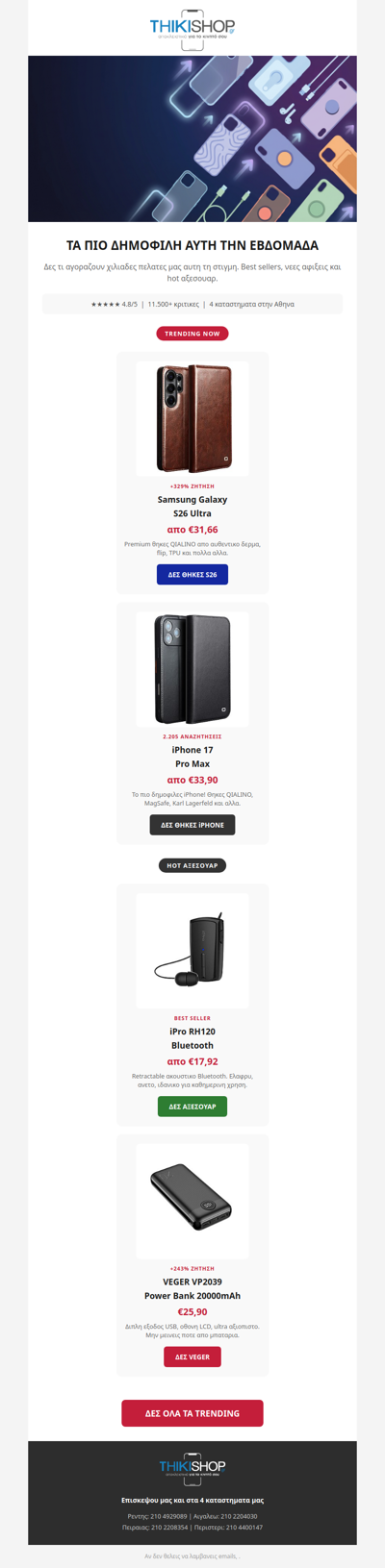 📱 Τα 6 πιο hot προιοντα αυτη την εβδομαδα