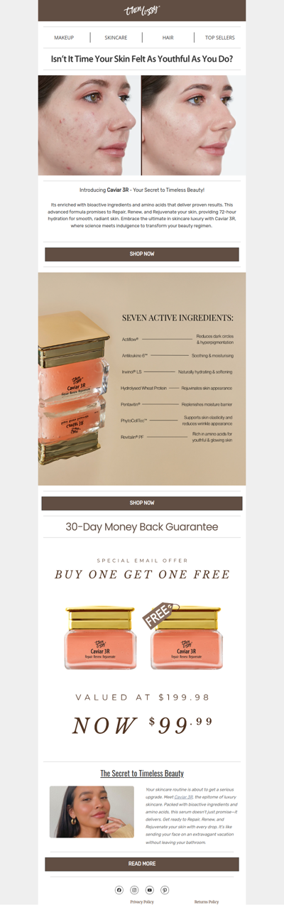 Buy One Caviar 3R, Get One on Us ✨