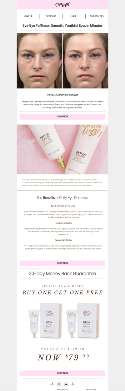 Bye-Bye Puffiness! Smooth, Youthful Eyes in Minutes