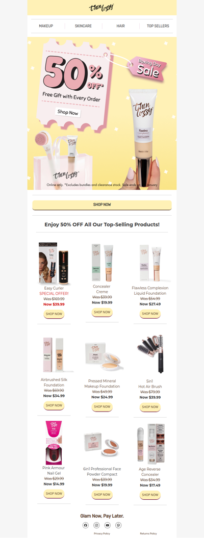 Don’t Miss This: 50% OFF Boxing Day