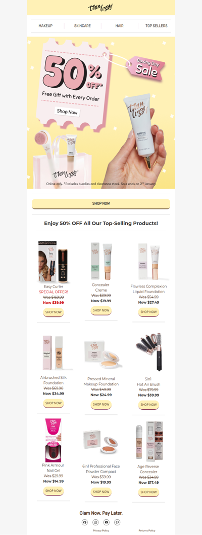 Upgrade Your Makeup Routine This Boxing Day — 50% OFF