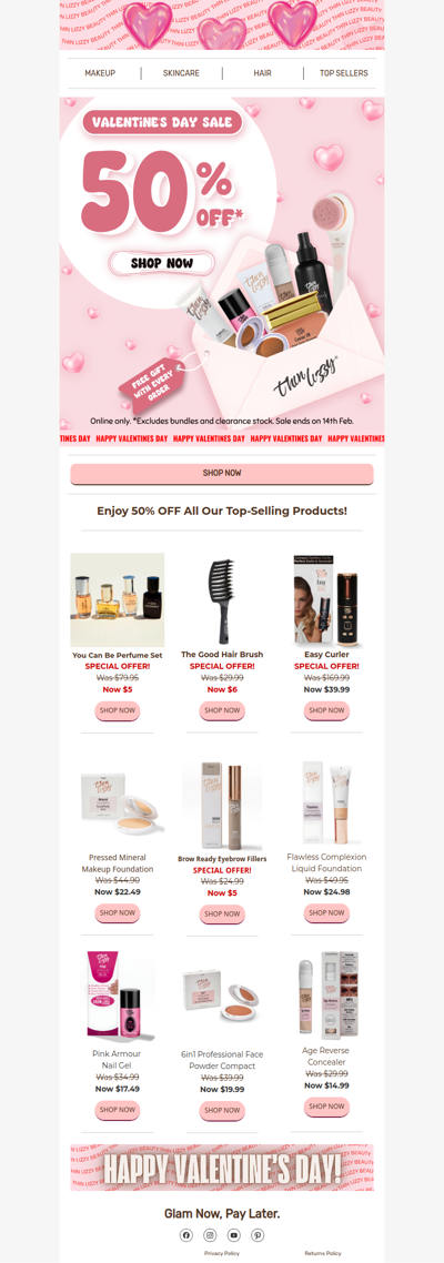 Less Than 24 Hours Left — Thin Lizzy 50% OFF 💕