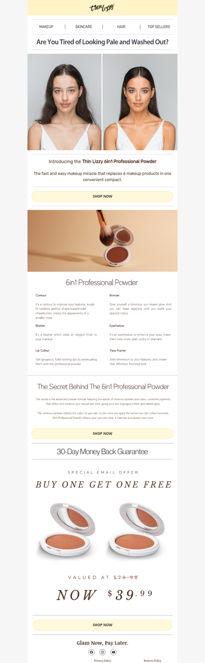 One Powder. Endless Possibilities. Two for the Price of One 💋