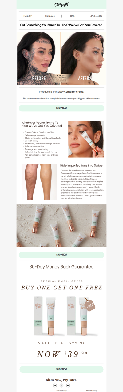 Cover. Blend. Stay flawless.