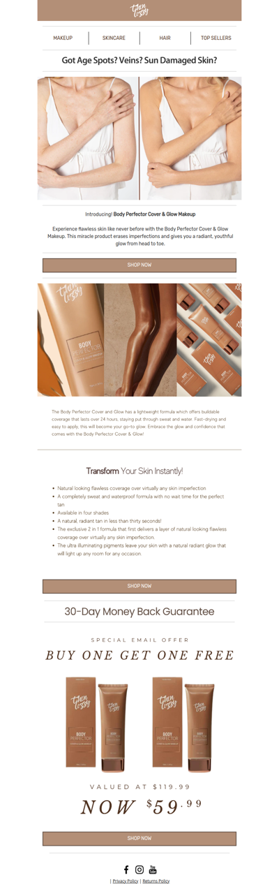 Got Age Spots? Veins? Sun Damaged Skin?