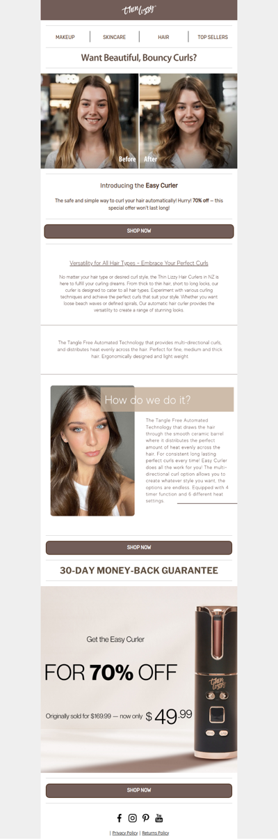 Salon-Quality Curls in Minutes!