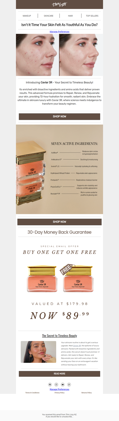 Hydration that lasts 72 hours