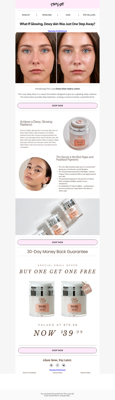 Get Glass-Skin Hydration with Dewy Glass Hydra Lotion