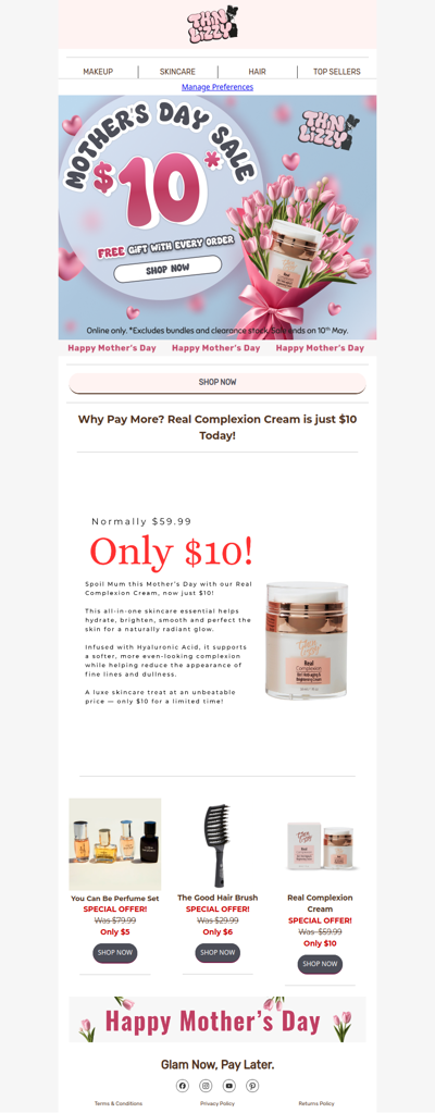Why Pay More? Real Complexion Cream is Just $10 Today!