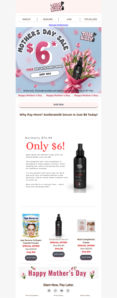 Why Pay More? Xcellerate35 Serum is Just $6 Today!