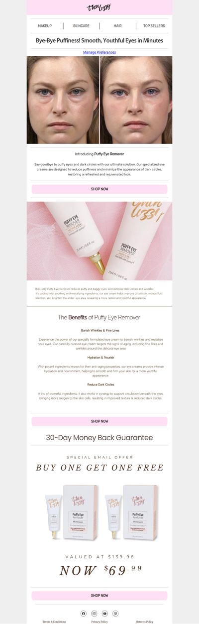 Say Goodbye to Tired, Puffy Eyes!