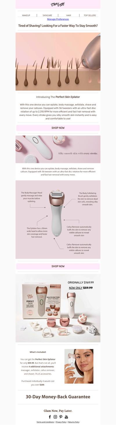 Ditch the Razor 🪒 - Enjoy Smooth Skin Effortlessly!
