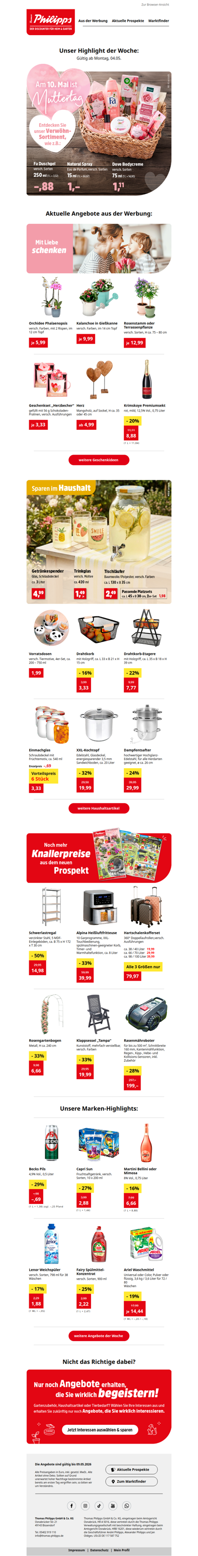 🌸 Frühlingsdeals mit Herz: Unsere Wochenangebote!