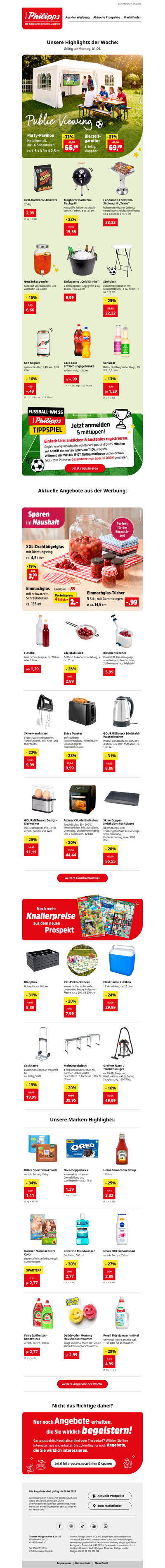 🌞 Sparangebote für große Sommermomente!