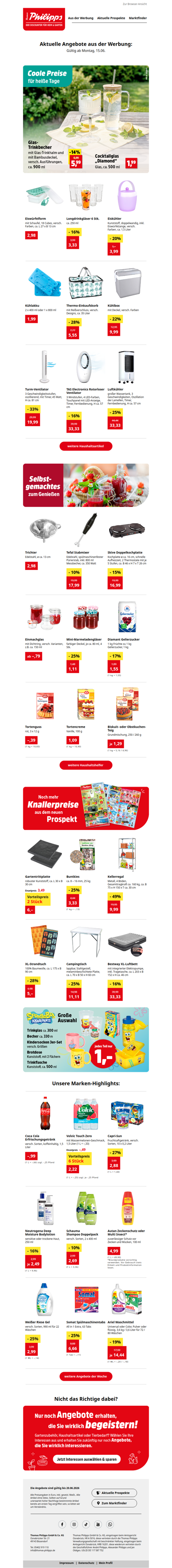 🍹Erfrischend günstig – unsere neuen Angebote!