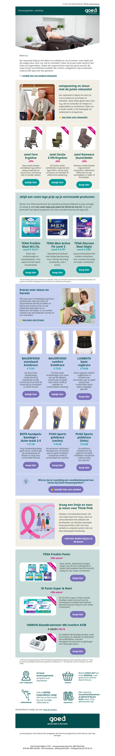 comfort en steun: ontdek onze relaxzetels en braces