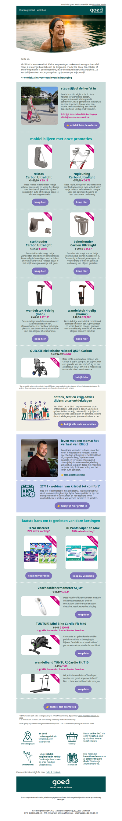 blijf in beweging met comfort en vertrouwen