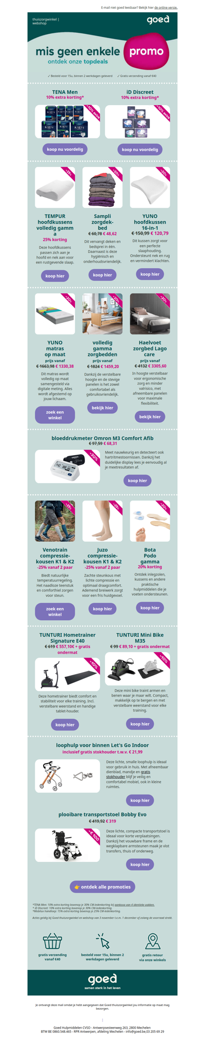 najaarsacties bij Goed: extra korting & gratis accessoires 🍂