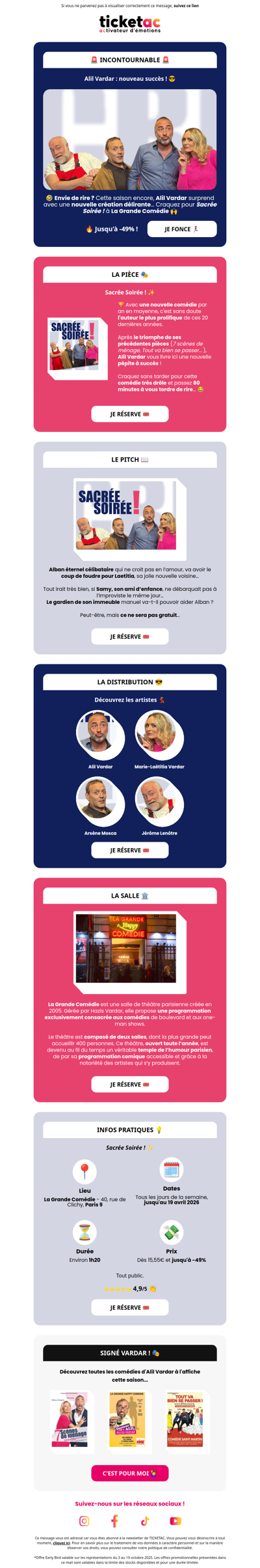 🔥 Promo -49% : Alil Vardar triomphe à Paris !