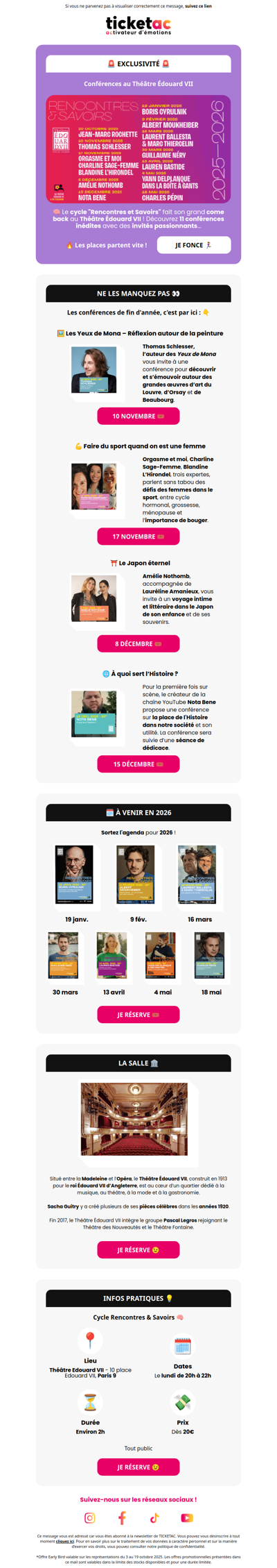 🚨 Vente Exclusive : avec Amélie Nothomb, Albert Moukheiber…