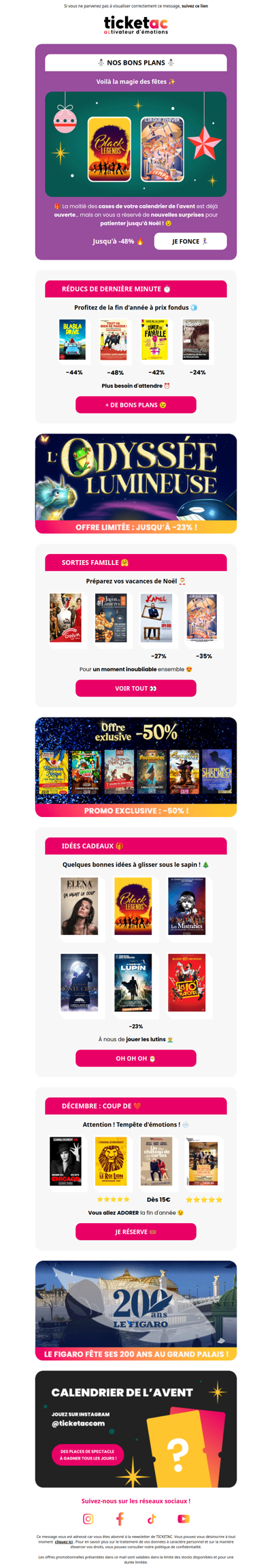 🔥 Décembre : Nos Bons Plans !