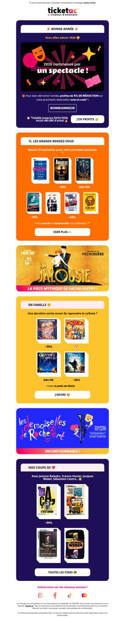 🎭🎉 Bonne Année !