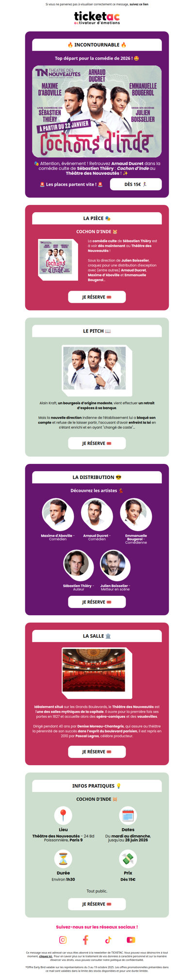 🐹 Arnaud Ducret dans LA comédie du moment…