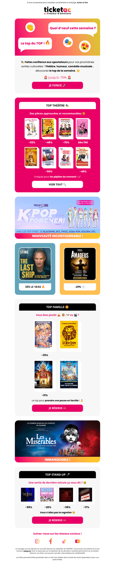 👏 Théâtre : le Top de Février !