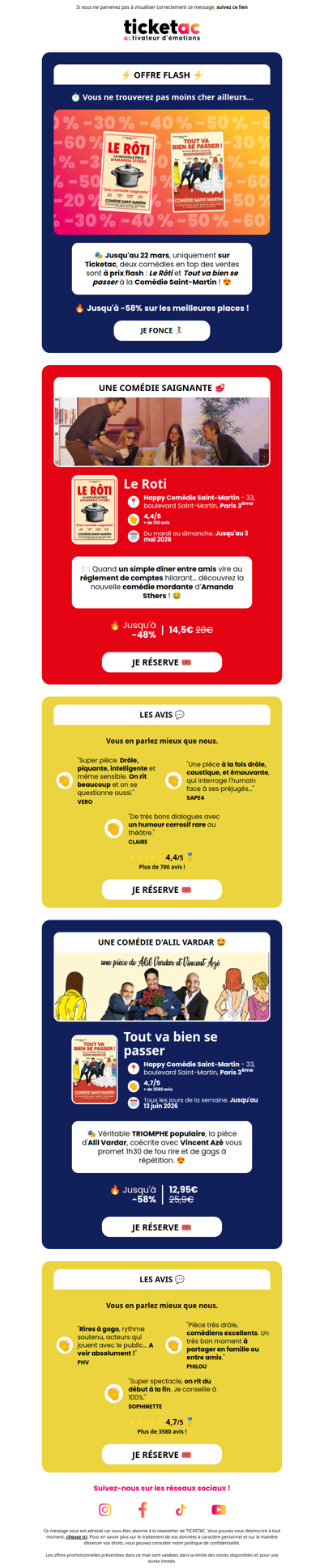 💥 Offre FLASH sur nos tops des ventes !